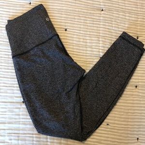 Lululemon High Rise Herringbone Wunder Under